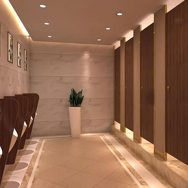 toilet partition hardware solution